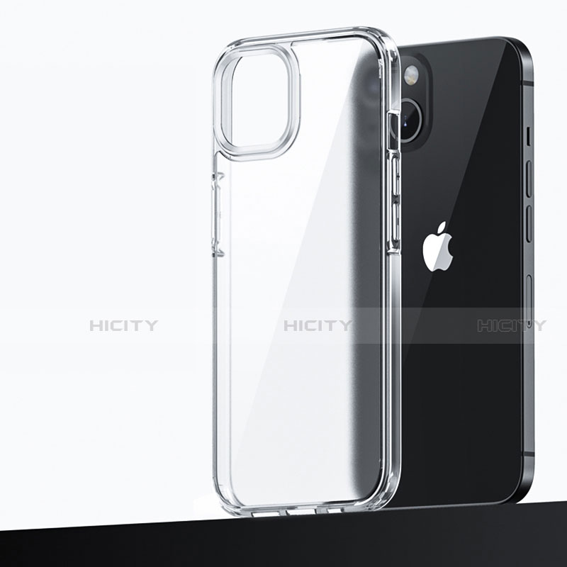 Funda Bumper Silicona y Plastico Mate Carcasa U04 para Apple iPhone 15 Plus