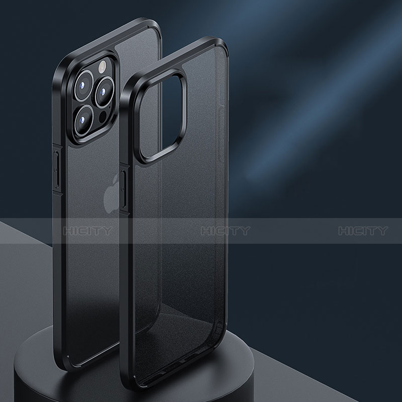 Funda Bumper Silicona y Plastico Mate Carcasa U04 para Apple iPhone 15 Plus