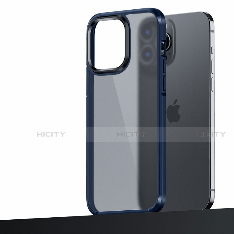 Funda Bumper Silicona y Plastico Mate Carcasa U04 para Apple iPhone 15 Pro