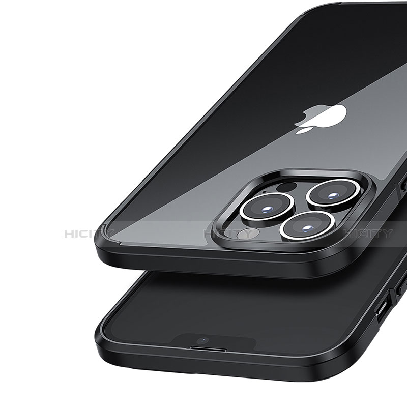Funda Bumper Silicona y Plastico Mate Carcasa U05 para Apple iPhone 13 Pro