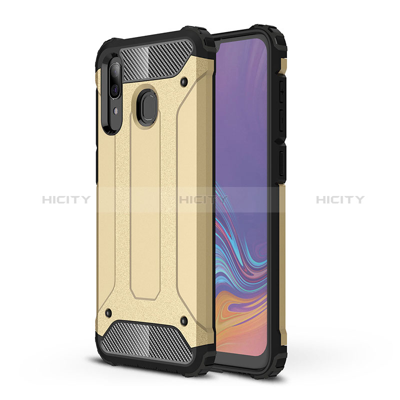 Funda Bumper Silicona y Plastico Mate Carcasa WL1 para Samsung Galaxy A20