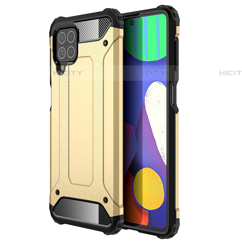 Funda Bumper Silicona y Plastico Mate Carcasa WL1 para Samsung Galaxy F62 5G Oro