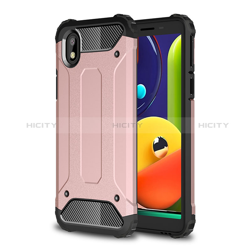 Funda Bumper Silicona y Plastico Mate Carcasa WL1 para Samsung Galaxy M01 Core