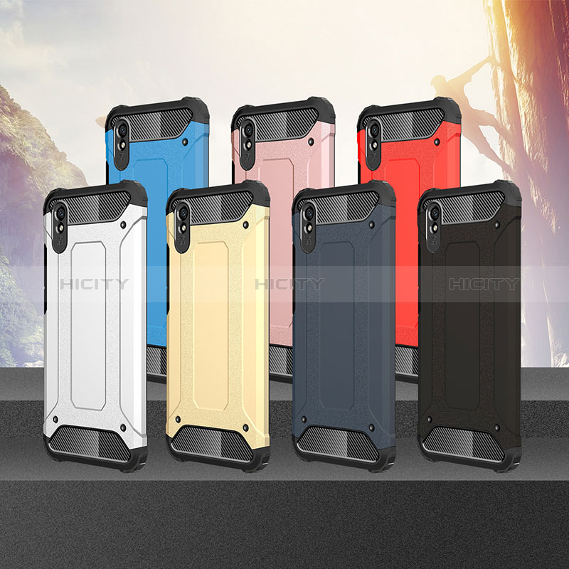 Funda Bumper Silicona y Plastico Mate Carcasa WL1 para Xiaomi Redmi 9A