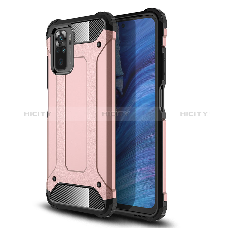 Funda Bumper Silicona y Plastico Mate Carcasa WL1 para Xiaomi Redmi Note 10 4G