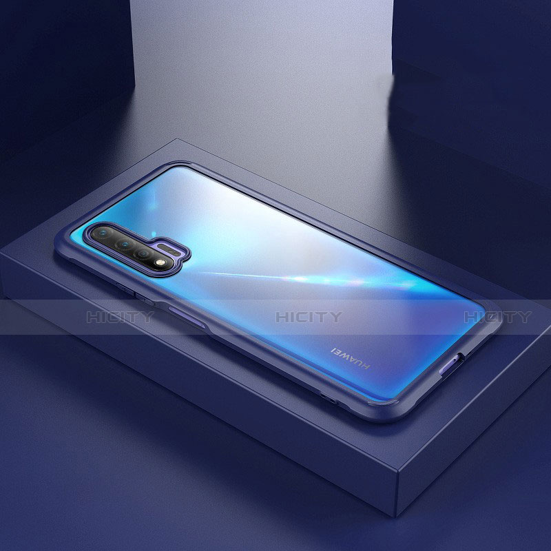Funda Bumper Silicona y Plastico Mate Carcasa Z01 para Huawei Nova 6 5G Azul
