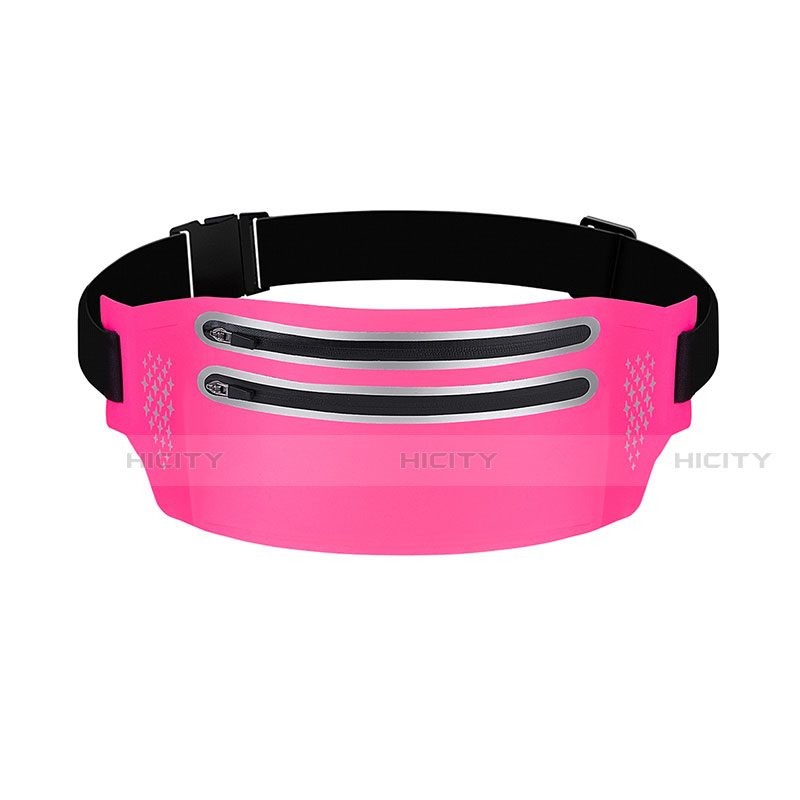 Funda Cinturon Brazo Correr Universal L07 Rosa Roja