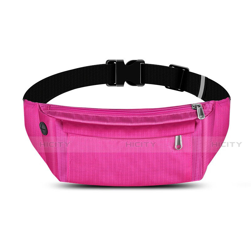 Funda Cinturon Brazo Correr Universal S04 Rosa Roja