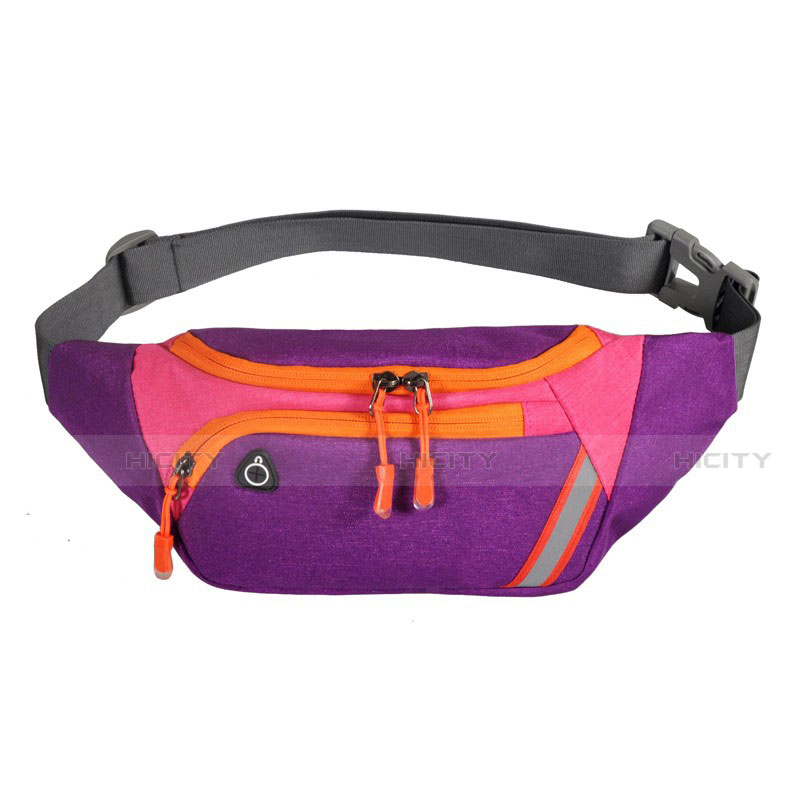 Funda Cinturon Brazo Correr Universal S19 Morado