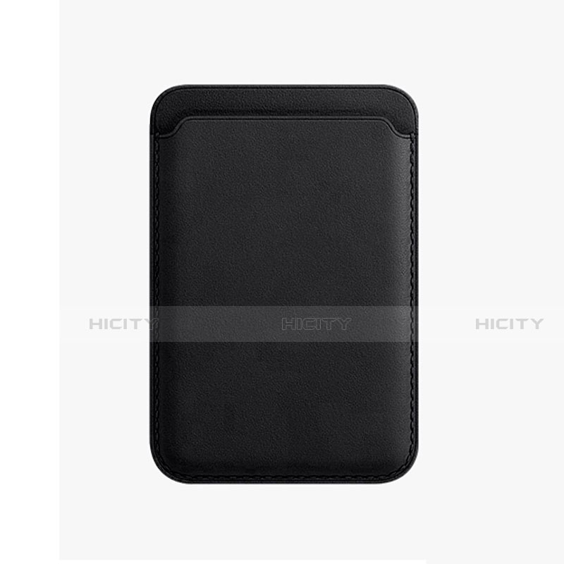 Funda de Cuero Cartera con Mag-Safe Magnetic para Apple iPhone 12 Mini Negro