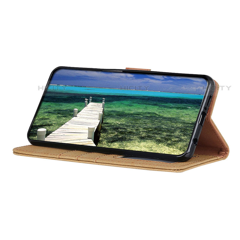 Funda de Cuero Cartera con Soporte Carcasa A01D para Motorola Moto One Fusion