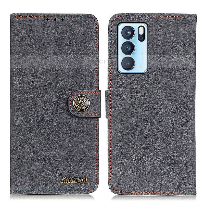 Funda de Cuero Cartera con Soporte Carcasa A01D para Oppo Reno6 Pro 5G India