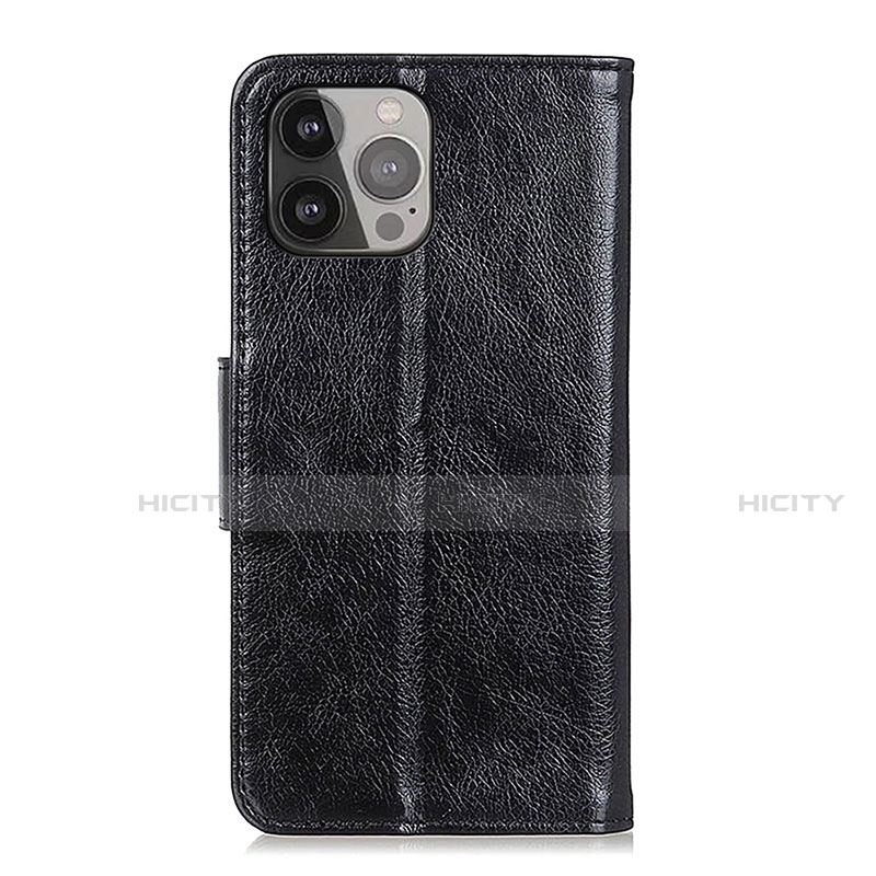 Funda de Cuero Cartera con Soporte Carcasa A02 para Apple iPhone 14 Pro Max