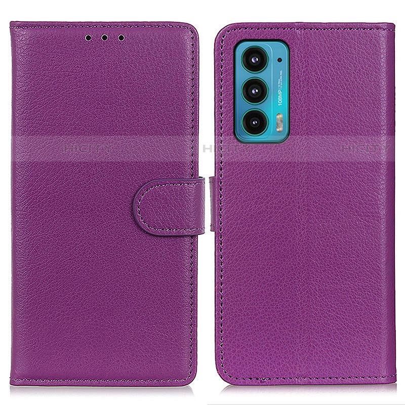 Funda de Cuero Cartera con Soporte Carcasa A03D para Motorola Moto Edge 20 5G