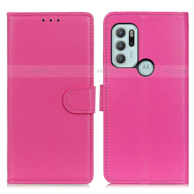 Funda de Cuero Cartera con Soporte Carcasa A03D para Motorola Moto G60s