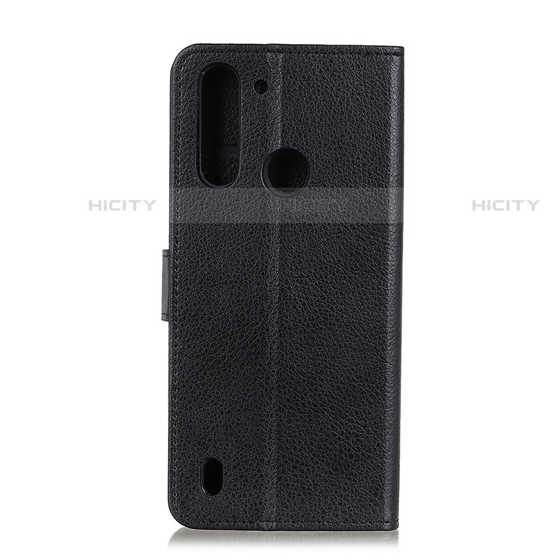 Funda de Cuero Cartera con Soporte Carcasa A03D para Motorola Moto One Fusion