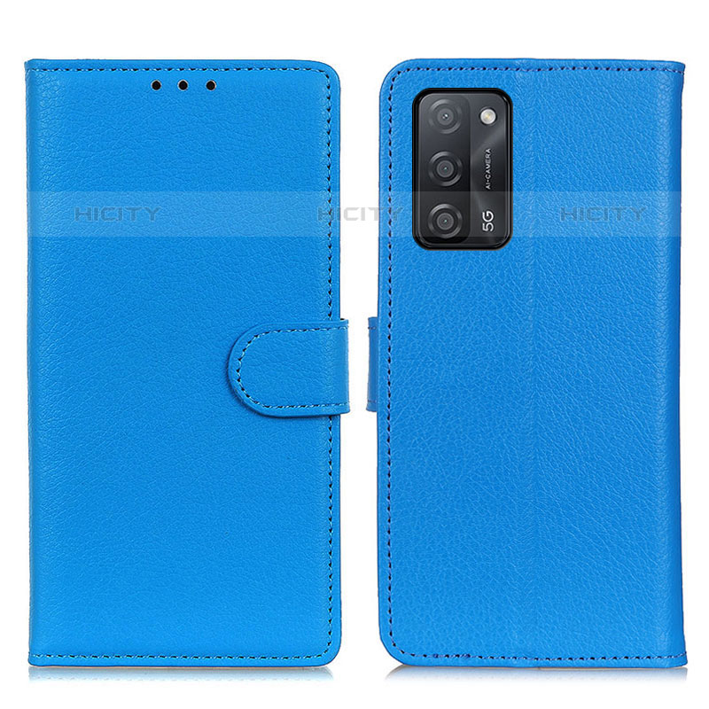 Funda de Cuero Cartera con Soporte Carcasa A03D para Oppo A53s 5G