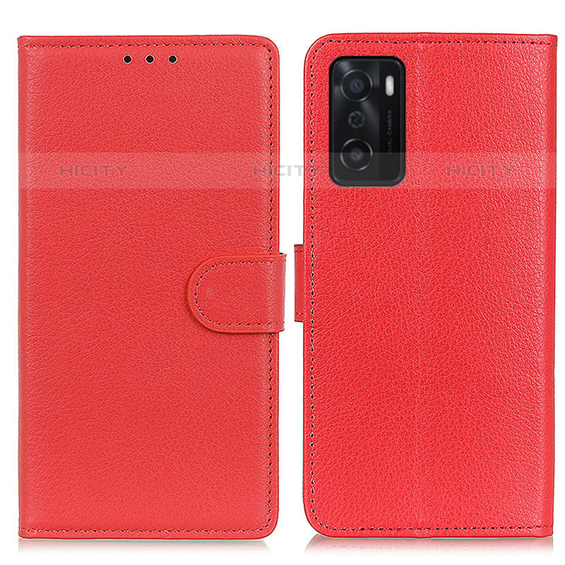 Funda de Cuero Cartera con Soporte Carcasa A03D para Oppo A55S 5G