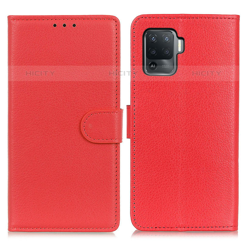 Funda de Cuero Cartera con Soporte Carcasa A03D para Oppo A94 4G