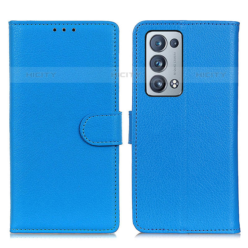 Funda de Cuero Cartera con Soporte Carcasa A03D para Oppo Reno6 Pro 5G