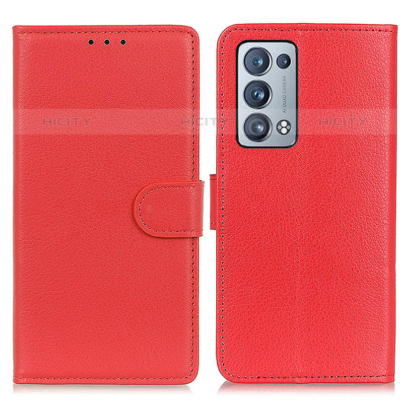 Funda de Cuero Cartera con Soporte Carcasa A03D para Oppo Reno6 Pro 5G