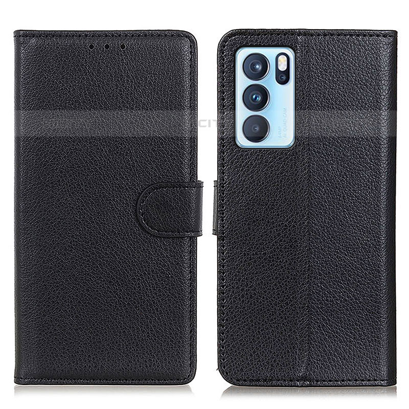 Funda de Cuero Cartera con Soporte Carcasa A03D para Oppo Reno6 Pro 5G India