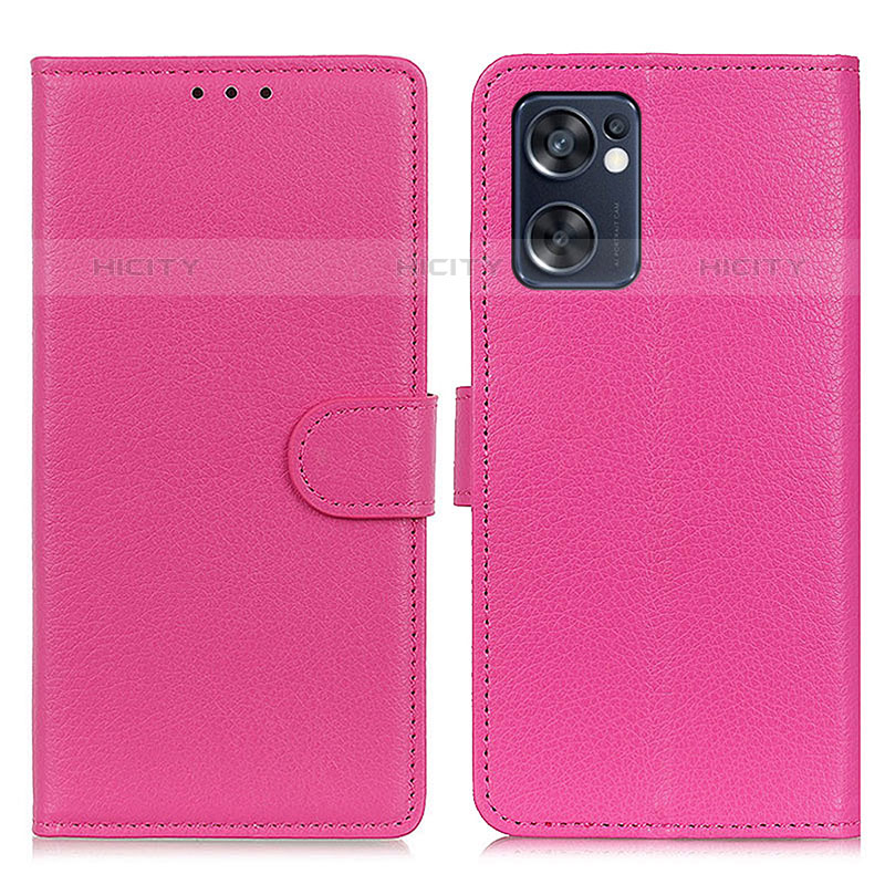 Funda de Cuero Cartera con Soporte Carcasa A03D para Oppo Reno7 SE 5G