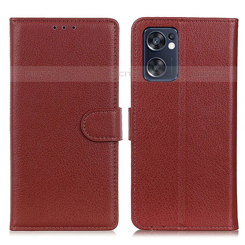 Funda de Cuero Cartera con Soporte Carcasa A03D para Oppo Reno7 SE 5G