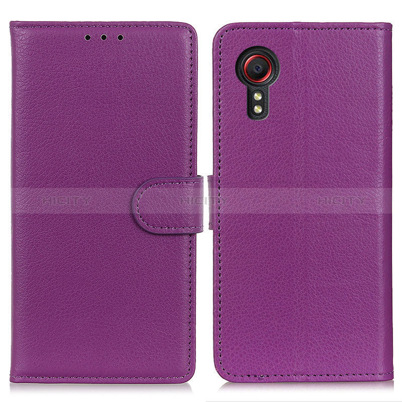 Funda de Cuero Cartera con Soporte Carcasa A03D para Samsung Galaxy XCover 5 SM-G525F