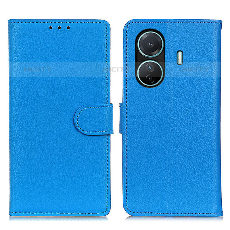 Funda de Cuero Cartera con Soporte Carcasa A03D para Vivo iQOO Z6 Pro 5G