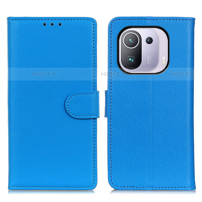 Funda de Cuero Cartera con Soporte Carcasa A03D para Xiaomi Mi 11 Pro 5G