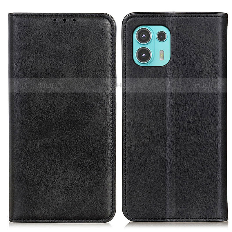 Funda de Cuero Cartera con Soporte Carcasa A04D para Motorola Moto Edge 20 Lite 5G Negro