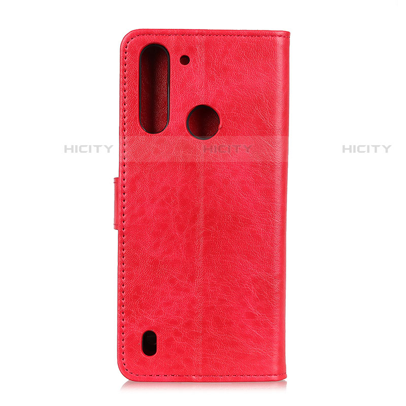 Funda de Cuero Cartera con Soporte Carcasa A04D para Motorola Moto One Fusion