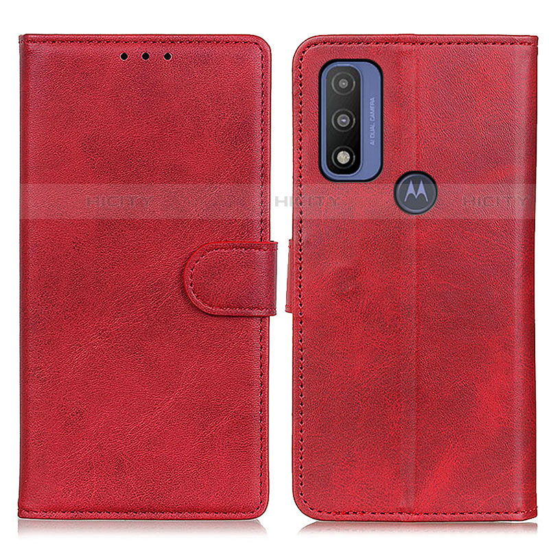 Funda de Cuero Cartera con Soporte Carcasa A05D para Motorola Moto G Pure