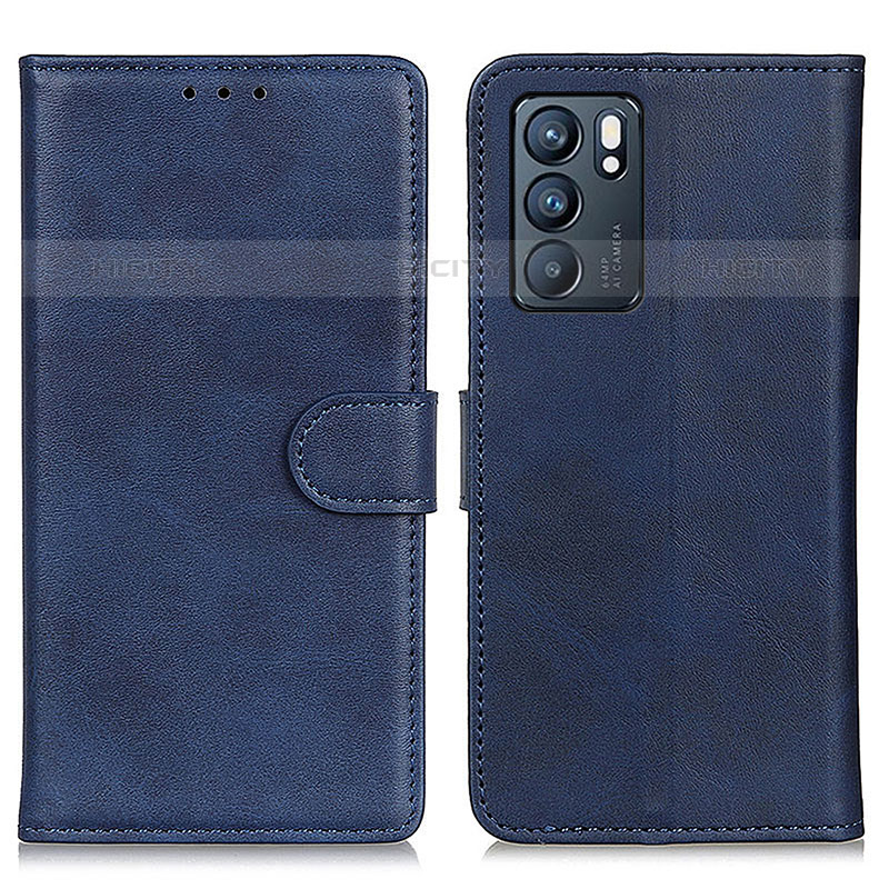 Funda de Cuero Cartera con Soporte Carcasa A05D para Oppo Reno6 5G