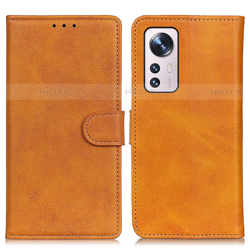 Funda de Cuero Cartera con Soporte Carcasa A05D para Xiaomi Mi 12S Pro 5G Marron