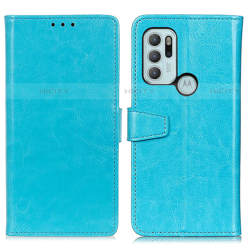 Funda de Cuero Cartera con Soporte Carcasa A06D para Motorola Moto G60s