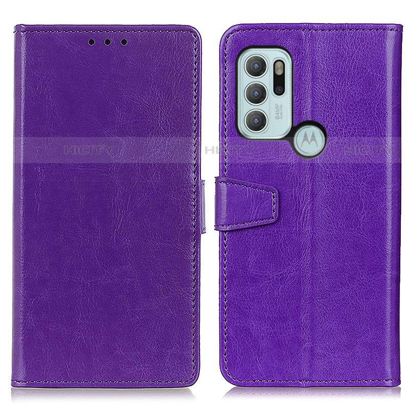 Funda de Cuero Cartera con Soporte Carcasa A06D para Motorola Moto G60s