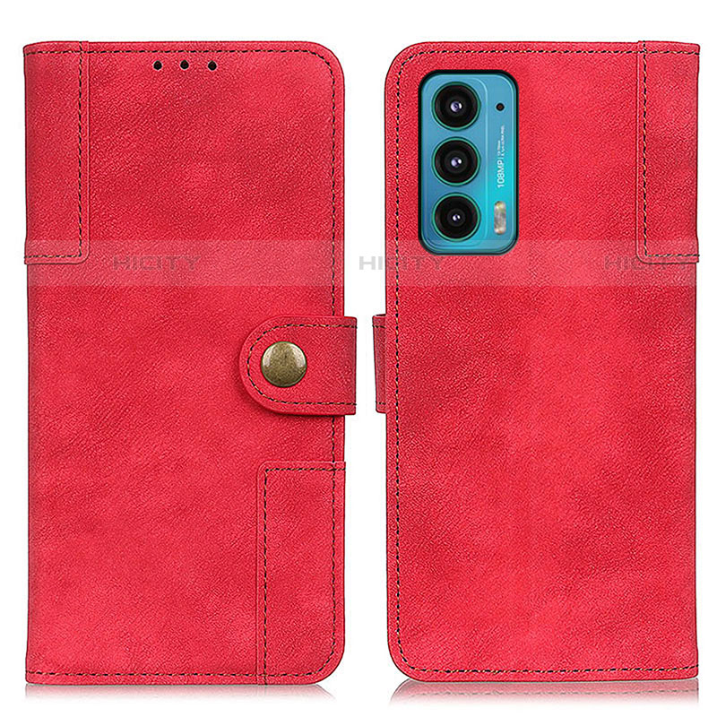 Funda de Cuero Cartera con Soporte Carcasa A07D para Motorola Moto Edge 20 5G