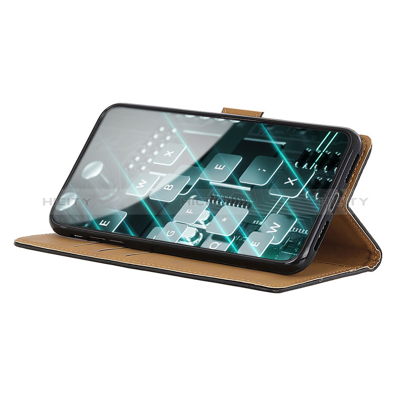 Funda de Cuero Cartera con Soporte Carcasa A08D para Samsung Galaxy Quantum2 5G