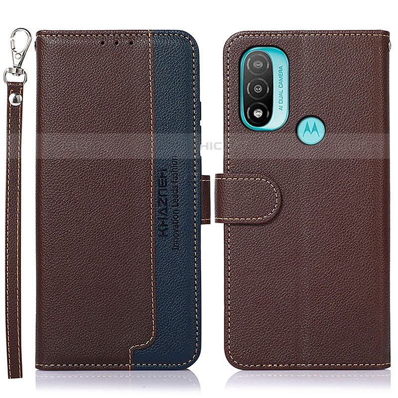 Funda de Cuero Cartera con Soporte Carcasa A09D para Motorola Moto E30