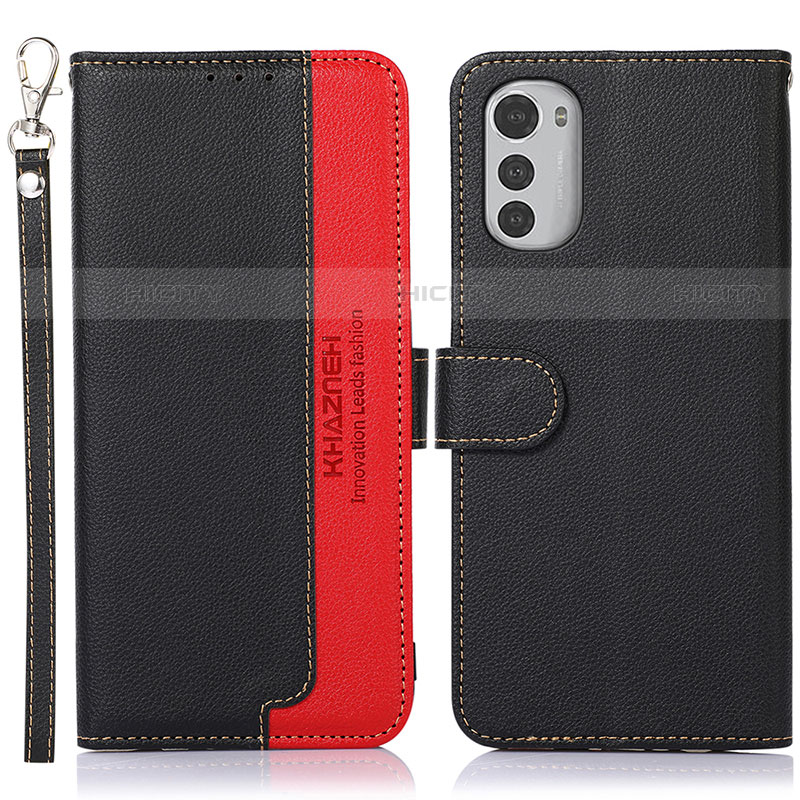 Funda de Cuero Cartera con Soporte Carcasa A09D para Motorola Moto E32s