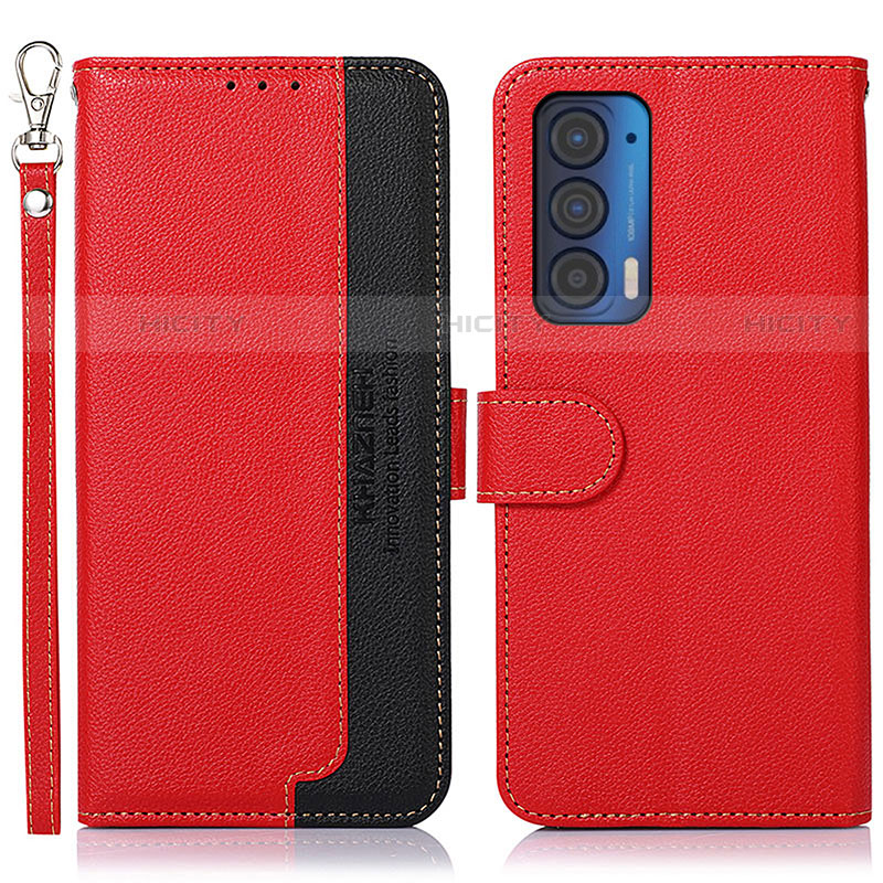 Funda de Cuero Cartera con Soporte Carcasa A09D para Motorola Moto Edge (2021) 5G