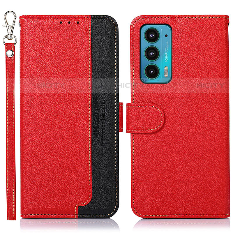 Funda de Cuero Cartera con Soporte Carcasa A09D para Motorola Moto Edge Lite 5G