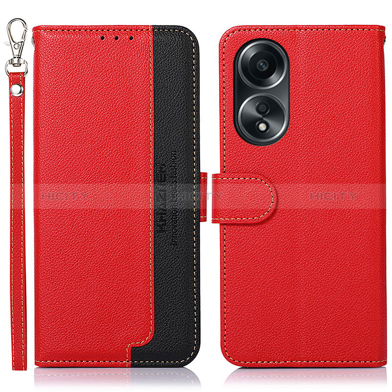 Funda de Cuero Cartera con Soporte Carcasa A09D para Oppo A78 5G