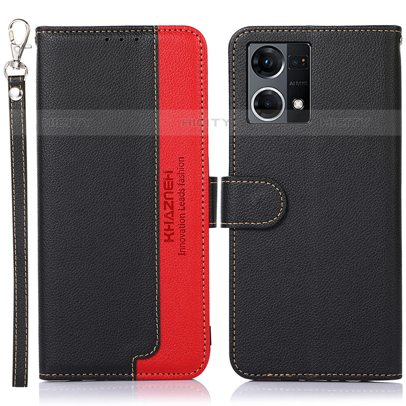 Funda de Cuero Cartera con Soporte Carcasa A09D para Oppo F21 Pro 4G