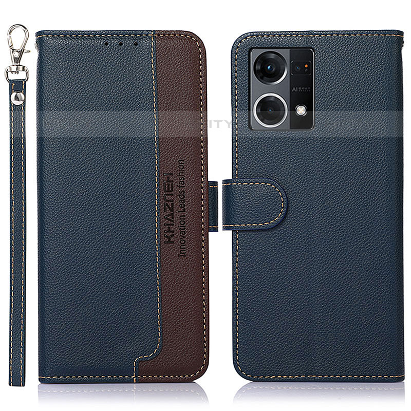 Funda de Cuero Cartera con Soporte Carcasa A09D para Oppo F21 Pro 4G