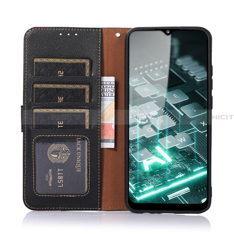 Funda de Cuero Cartera con Soporte Carcasa A09D para Samsung Galaxy A22 5G