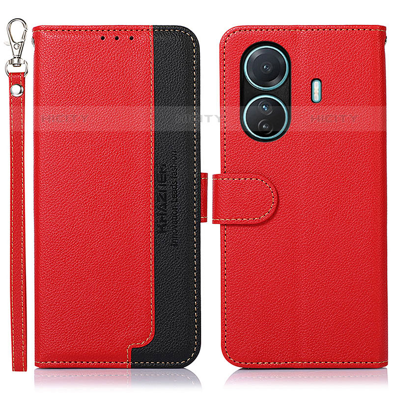 Funda de Cuero Cartera con Soporte Carcasa A09D para Vivo iQOO Z6 Pro 5G