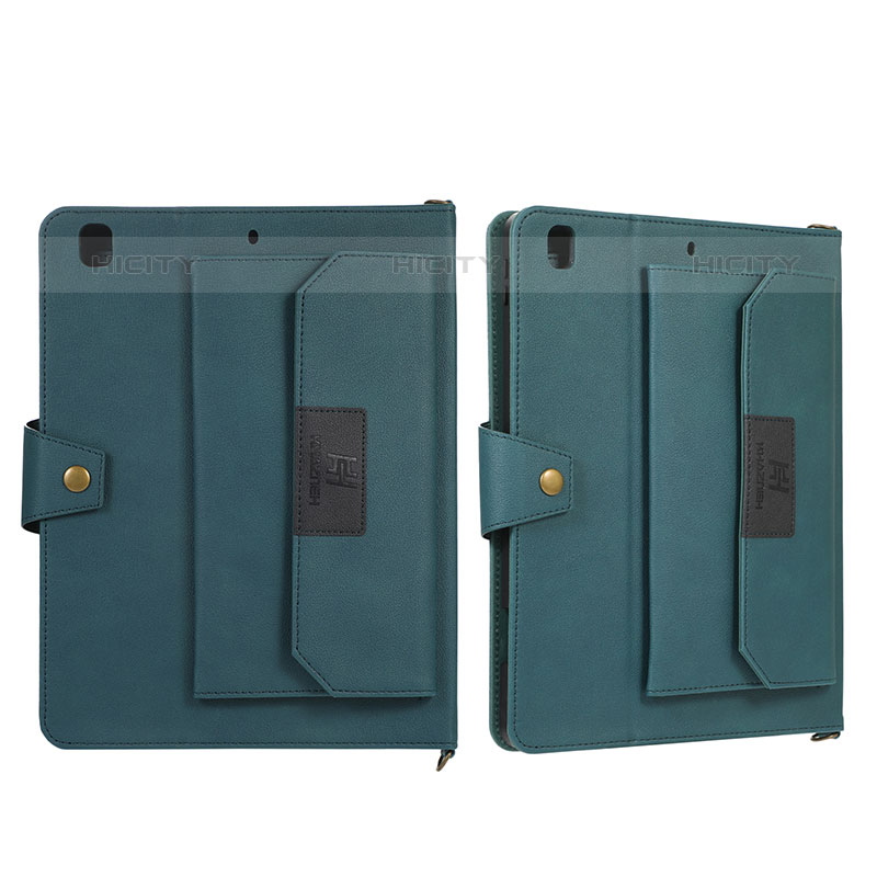 Funda de Cuero Cartera con Soporte Carcasa AD1 para Apple iPad Pro 10.5 Verde